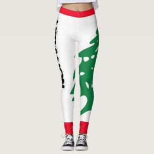 Libanon lägga benen på ryggen leggings