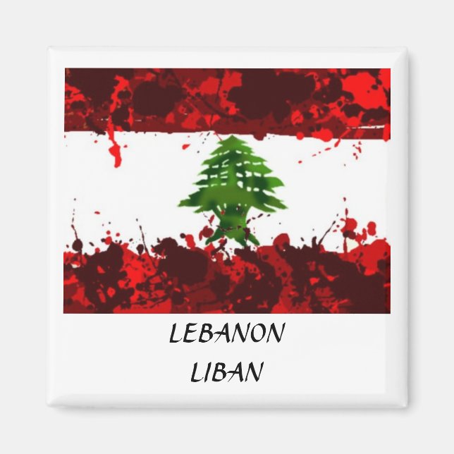 Libanon Liban Magnet (Framsidan)