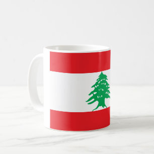 Libanon (libanesiska Flagga) Kaffemugg