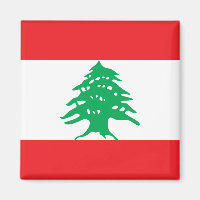 Libanon (libanesiska) Flagga