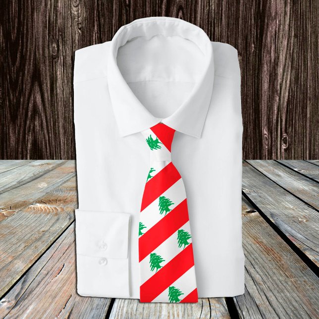 Libanon, Libanon, Flagga, mode, näringslivet Slips (Skapare uppladdad)