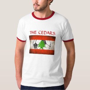 Libanon medborgarefotbollslag t-shirt