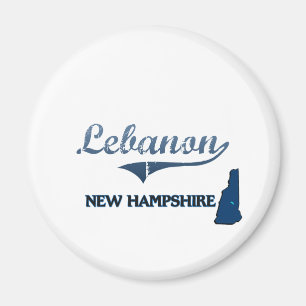 Libanon New Hampshire stadsklassiker Magnet
