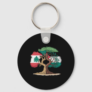 Libanon Palestinska libanesiska Flagga Förenta sta Nyckelring