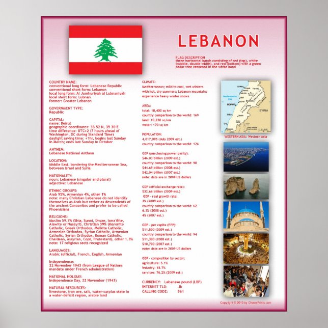 Libanon Poster (Framsidan)