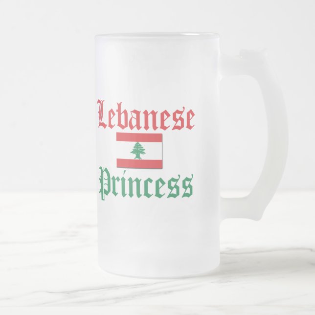 Libanon Princess Frostat Ölglas (Höger)