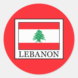 Libanon Runt Klistermärke