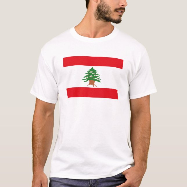 Libanon T-tröja T-shirt (Framsida)