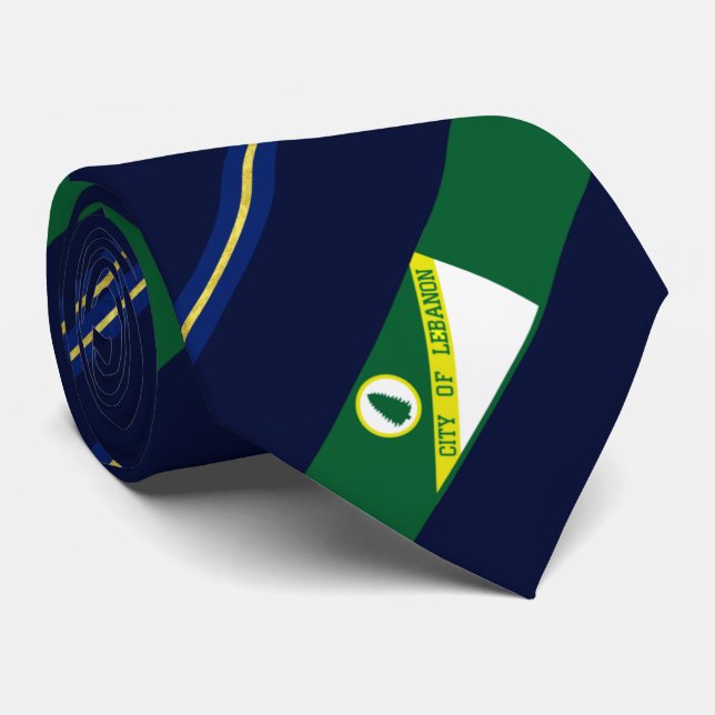Libanon (Tennessee), flagga Neck Tie Slips (Rullad)