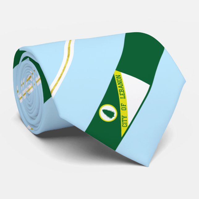 Libanon (Tennessee), flagga Neck Tie Slips (Rullad)