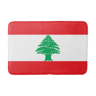 Libanonflagga Badrumsmatta