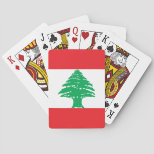 Libanonflagga Casinokort
