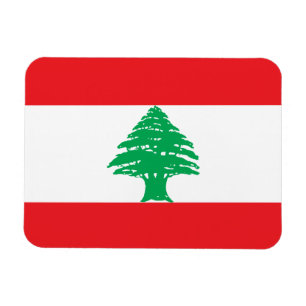 Libanonflagga Magnet