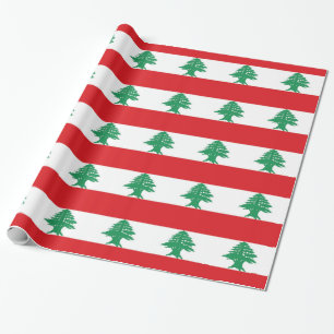 Libanonflagga Presentpapper
