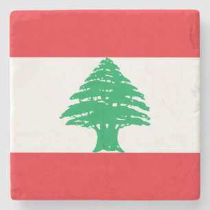 Libanonflagga Stenunderlägg