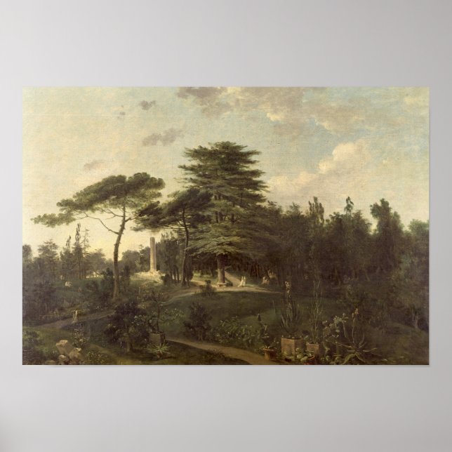 Libanons cederi i Jardin des Plantes Poster (Framsidan)