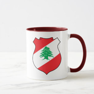 Libanons emblem mugg