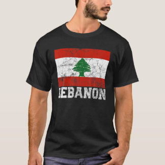 Libanons Flagga Family Pride Land Shirt V T Shirt
