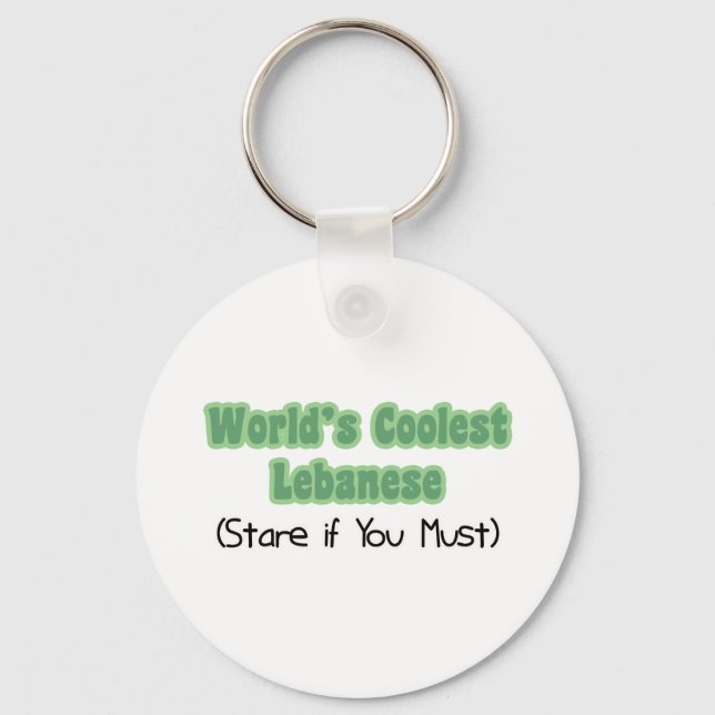 Libanons kolest nyckelring (Framsida)
