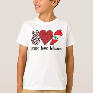 Libanons rötter Libanons Flagga libanesiska kultu T Shirt