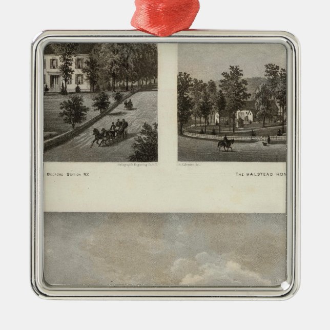 Libby, Halstead-bostäder Julgransprydnad Metall (Framsidan)