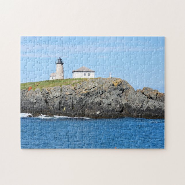 Libby Island Lighthouse, Maine Pussel (Horisontell)