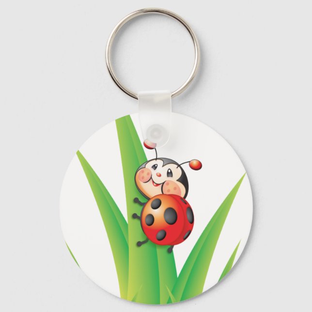 Libby Ladybug Keychain Nyckelring (Framsida)
