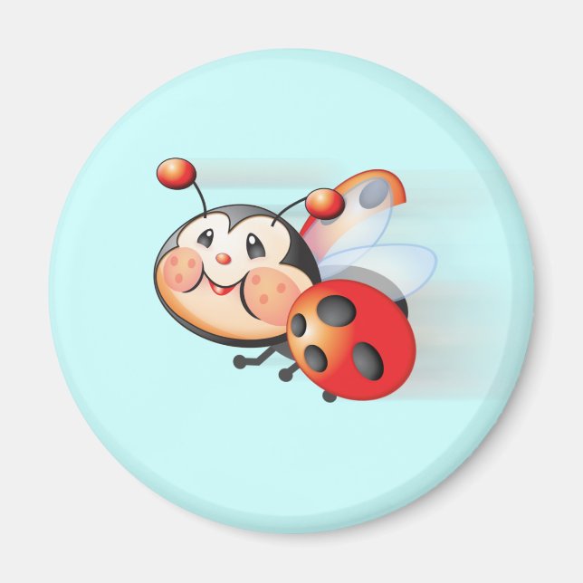 Libby Ladybug Magnet (Framsidan)