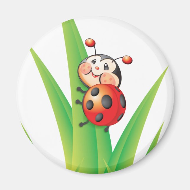 Libby Ladybug Magnet (Framsidan)