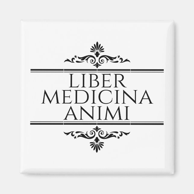 Liber Medicina Animi Magnet (Framsidan)
