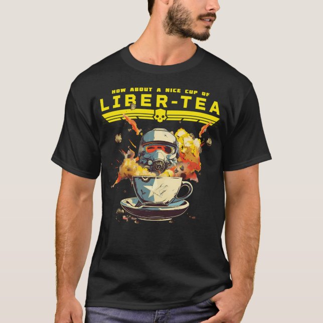 Liber-Tea - Helldivers Ii T Shirt (Framsida)