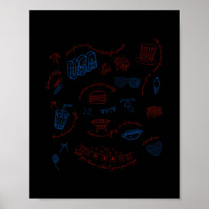 Liberal 4:e juli subtilt meddelande motstå Trump p Poster