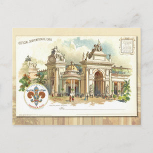 Liberal Arts Palace - 1904 Souvenir Mail Card Vykort