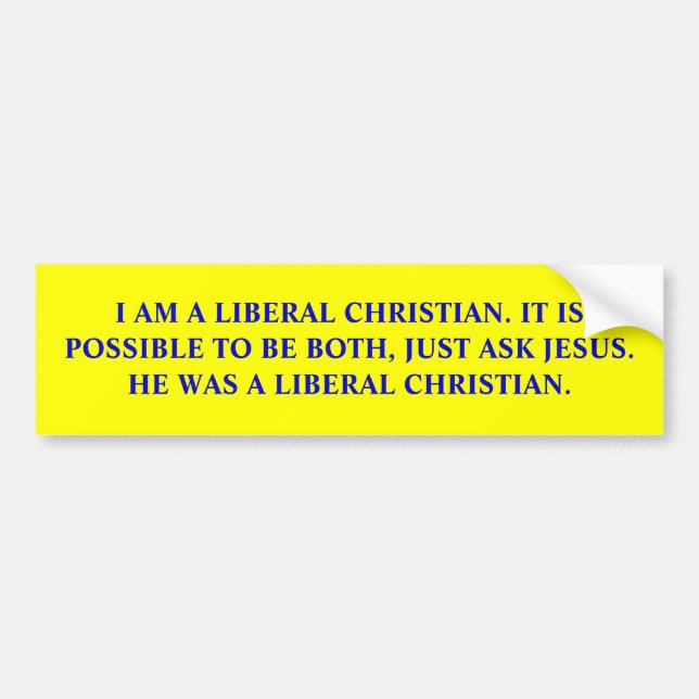 Liberal Christian. Bildekal (Framsidan)