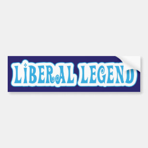 Liberal förklaring / Röstblåmärke Bildekal