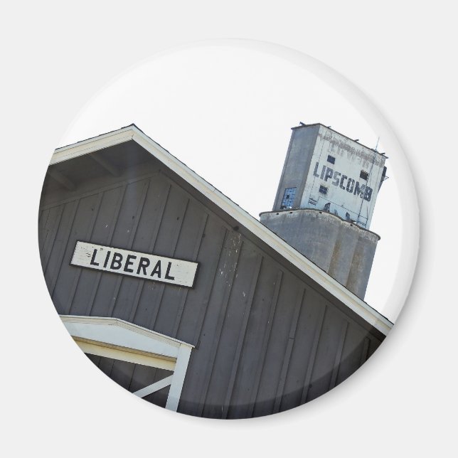 Liberal, Missouri/Lipscomb Elevator Magnet (Framsidan)