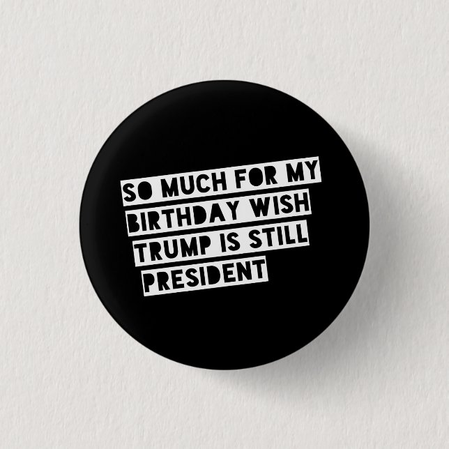 Liberal person för Anti-Trumf rolig politiskt Knapp (Framsida)