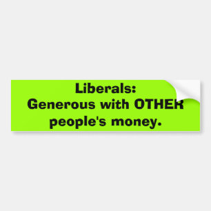 Liberal person generösa andra pengarbildekal bildekal