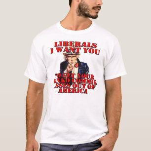 Liberal person - lämnaAmerika T-tröja Tröja