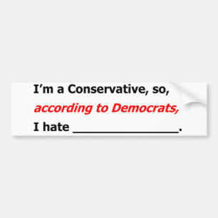 Liberal person liggra bildekal