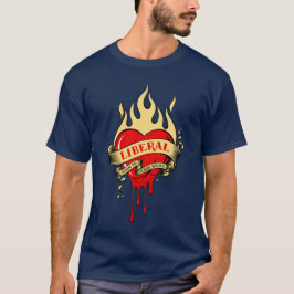 Liberal person som är född till lönelyften, tee shirt