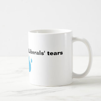 Liberal person tårar kaffemugg