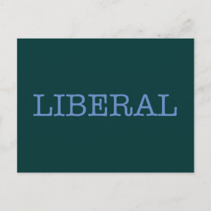 Liberal person vykort
