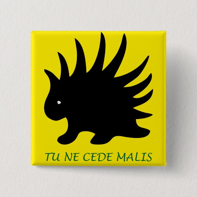 Liberal Porcupine Button- M4 Knapp (Framsida)