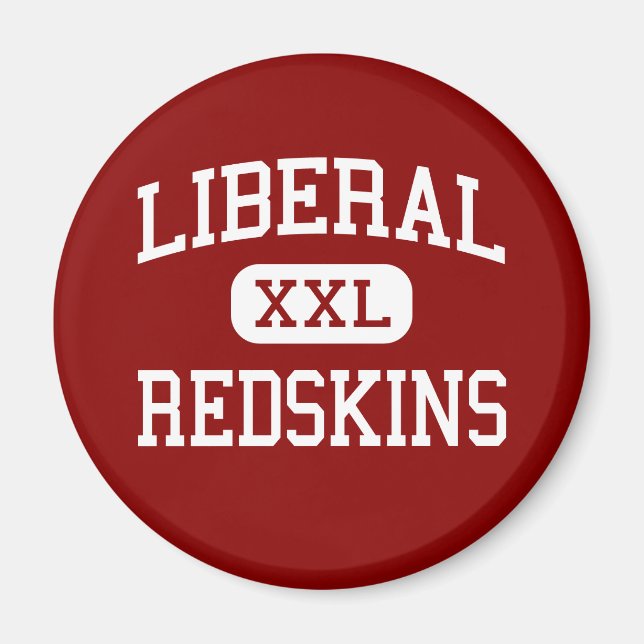 Liberal - Redskins - High School - Liberal Kansas Magnet (Framsidan)