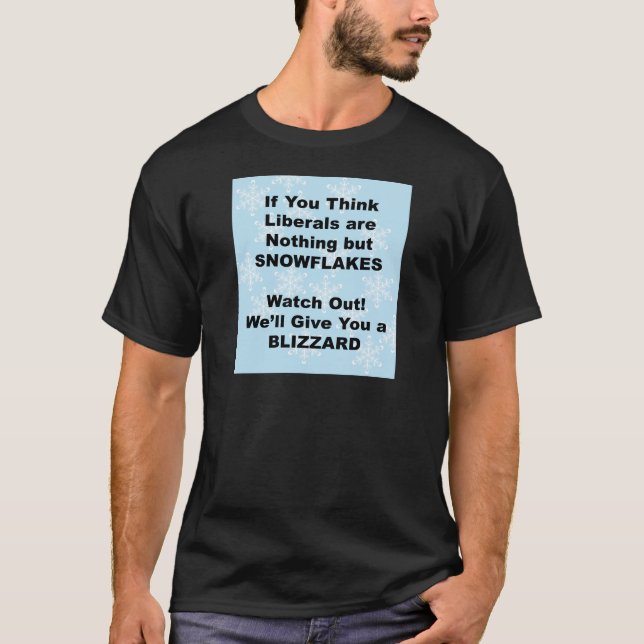 Liberal Snöstorm Tee Shirt (Framsida)
