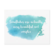 Liberal Snowflake-vykort