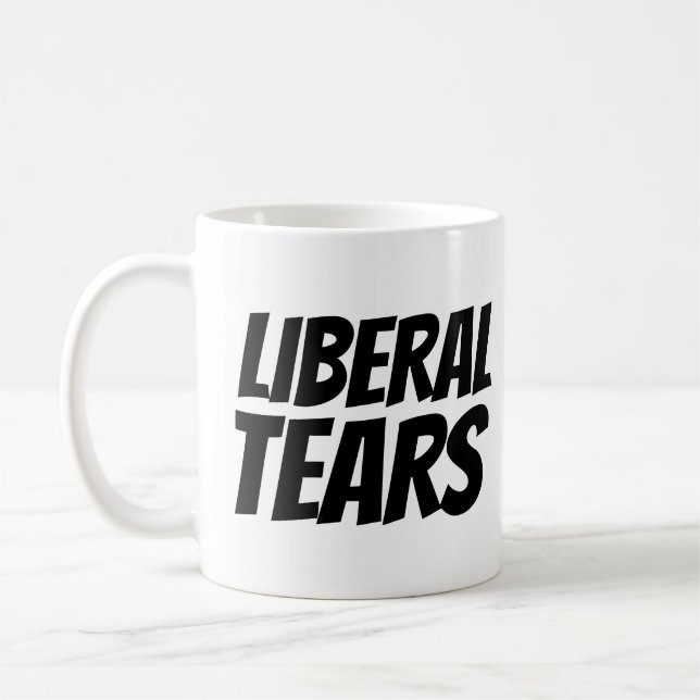 LIBERAL TÅRAR FUNNY COFFEE MUGG (Vänster)