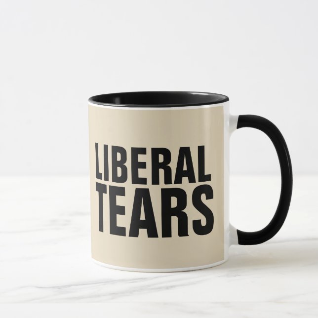 LIBERAL TÅRAR Funny Kaffe koppar (Höger)