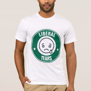 LIBERAL TÅRAR Funny Konservativ T-Shirts